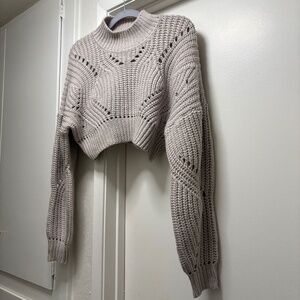 Wilfred 100% merino wool cropped sweater - size XXS